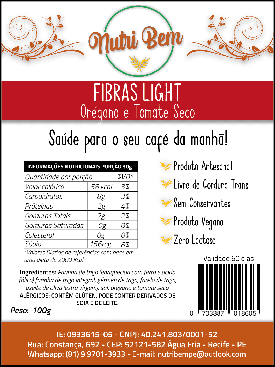 Fibra Light Tomate Seco